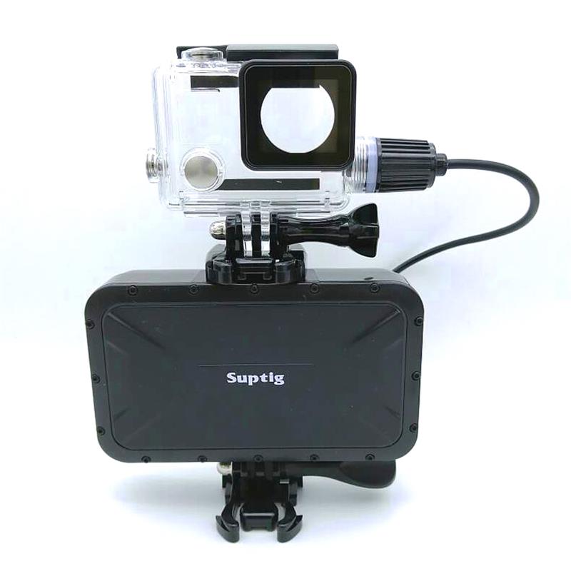 Suptig – chargeur de batterie 7800mAh, boîtier étanche pour caméra GoPro Hero 10/9/8/7/5/4/3 +/3 Action