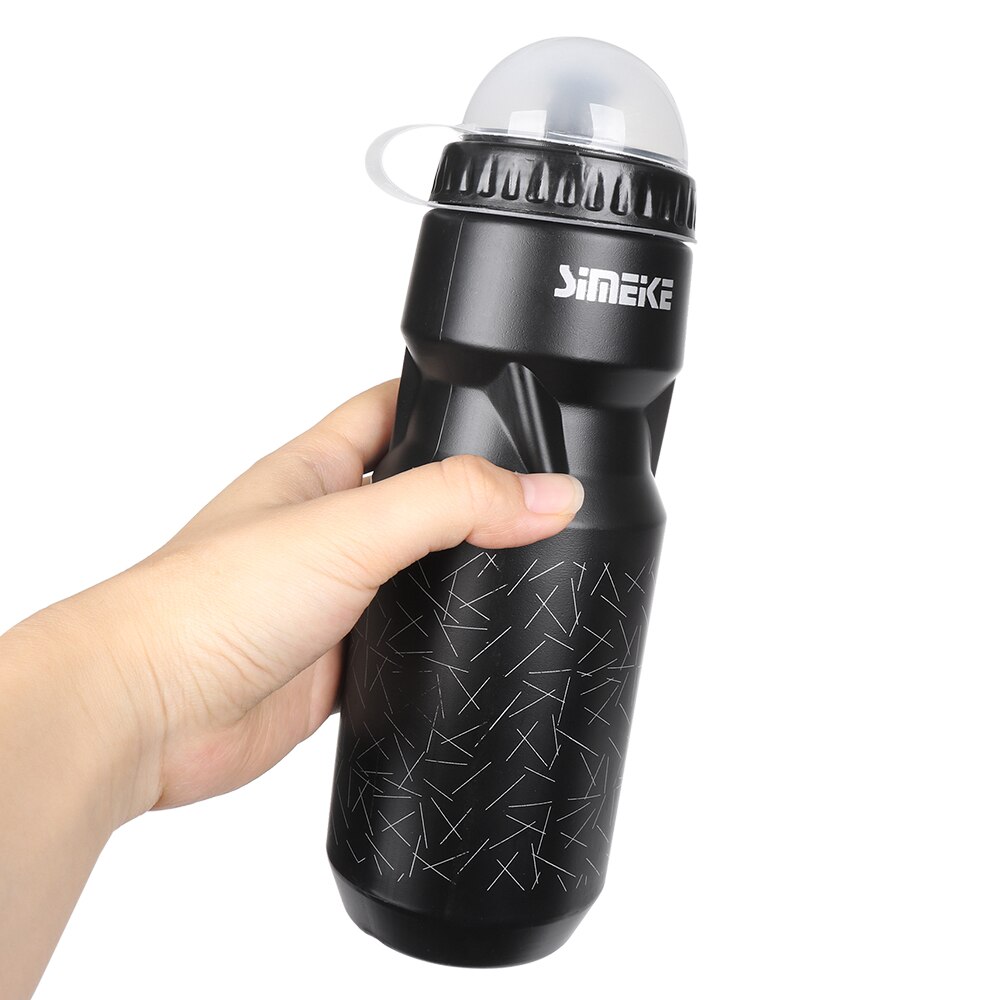 1PC 750ML Mountain Bike Water Bottle Bicycle Black Water Bottle Cup Outdoor Camping Cycling Fishing Sports Water Drink Bottle