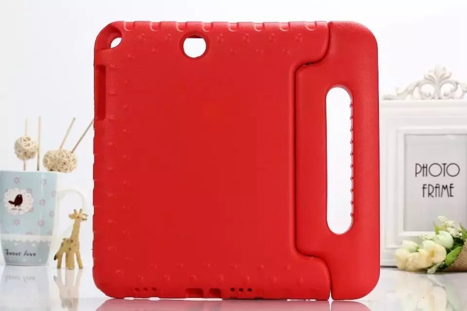 For Samsung Tab A 9.7 Tablet Case for Samsung Galaxy Tab A T550 T555 SM-T550 9.7&quot; Shockproof EVA Stand Cover Protector Shell: Red