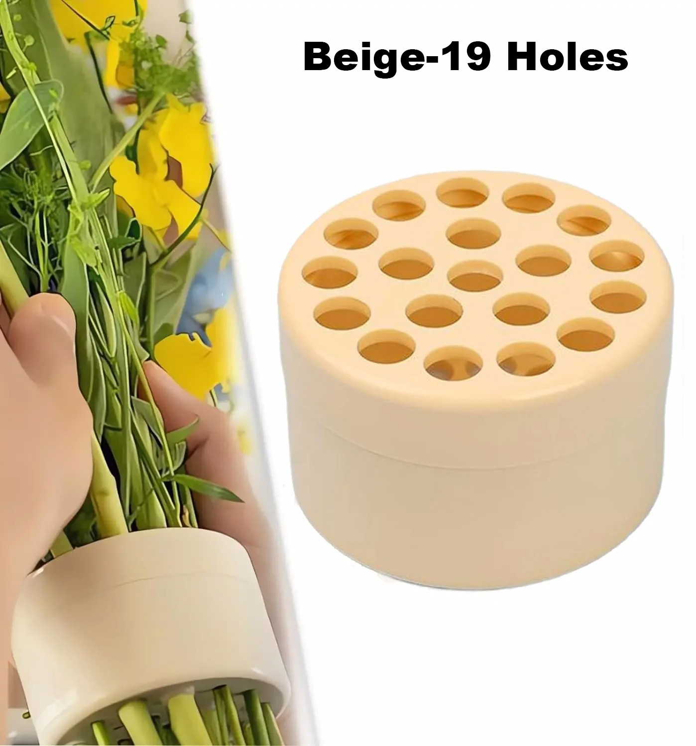 Support de tige en spirale Ikebana pour fleurs, support de tige en spirale pour Vases, Bouquet Twister, accessoire d'art Floral à faire soi-même, façonnant les de fleurs: Marron