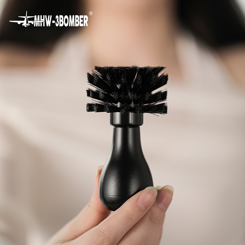 MHW-3Bomber ABS-Reinigungsbürste, Kaffeekorb-Reinigungsbürste, geeignet für 51–58 mm Korb, Zuhause, Barista-Werkzeuge, Reinigungszubehör
