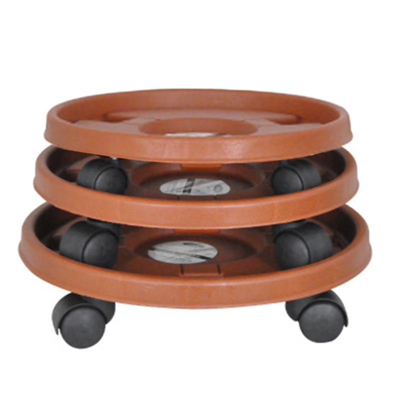 Stojak Na Kwiaty-bandeja para macetas de plantas, soporte de rueda redonda, plato de jardín de resina extraíble, soporte de planta de rueda redonda, Bandejas Tepsi