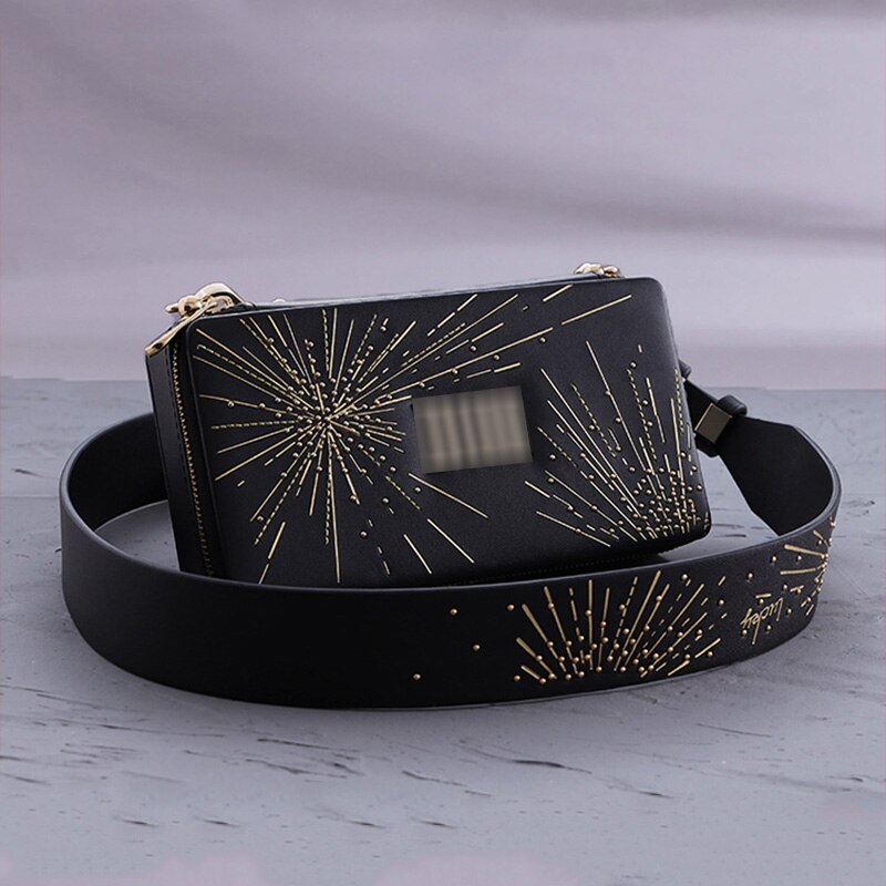 Bamader firework alça de ombro com letras de sorte moda feminina bolsa alça acessórios bolsa feminina alça de substituição