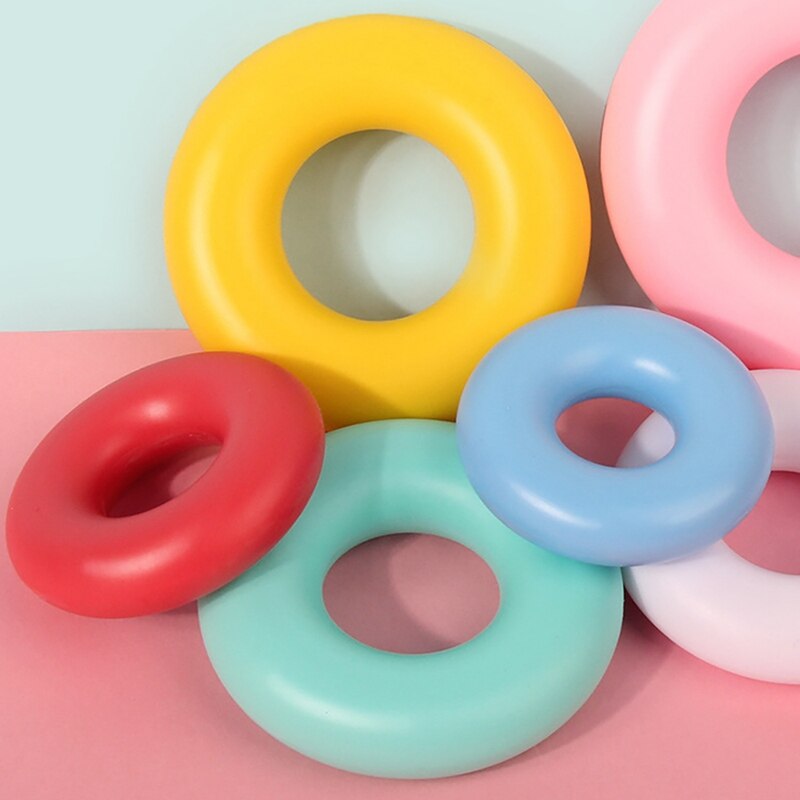 Baby bell blocks ring toy children's colorful rings blocks rings house rainbow rings learning colors and shapes toy
