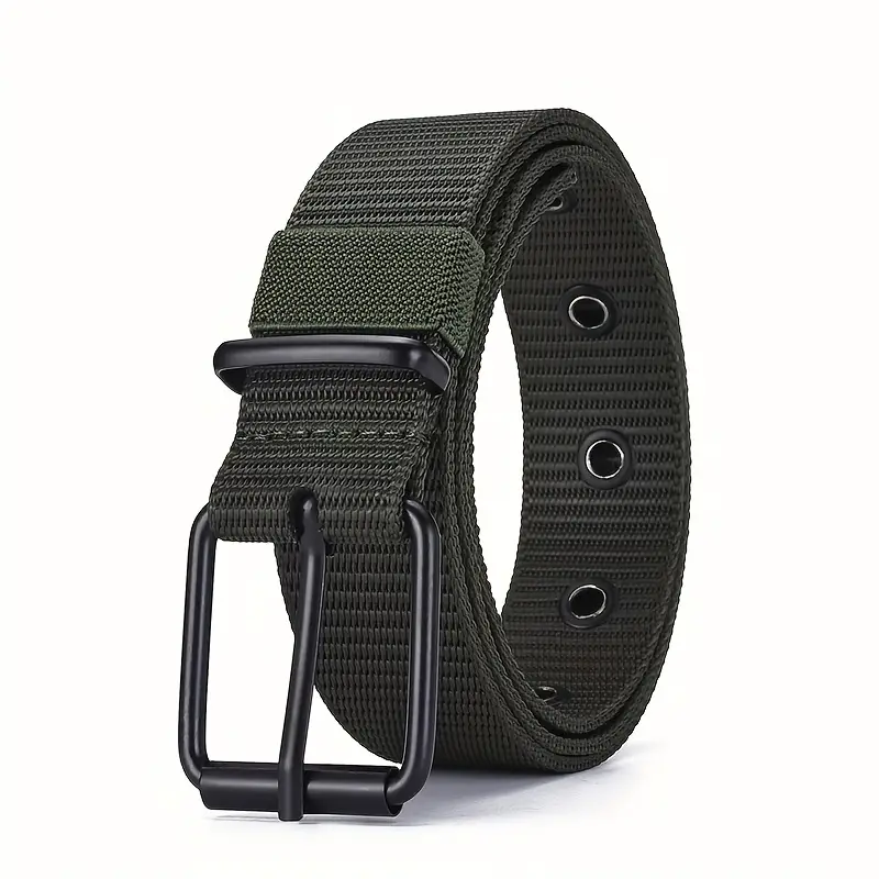 Cinturón de nailon súper duradero para hombre con hebilla de liberación rápida, adecuado para ropa de trabajo diaria, versátil tanto para hombres como para mujeres: YELLOW