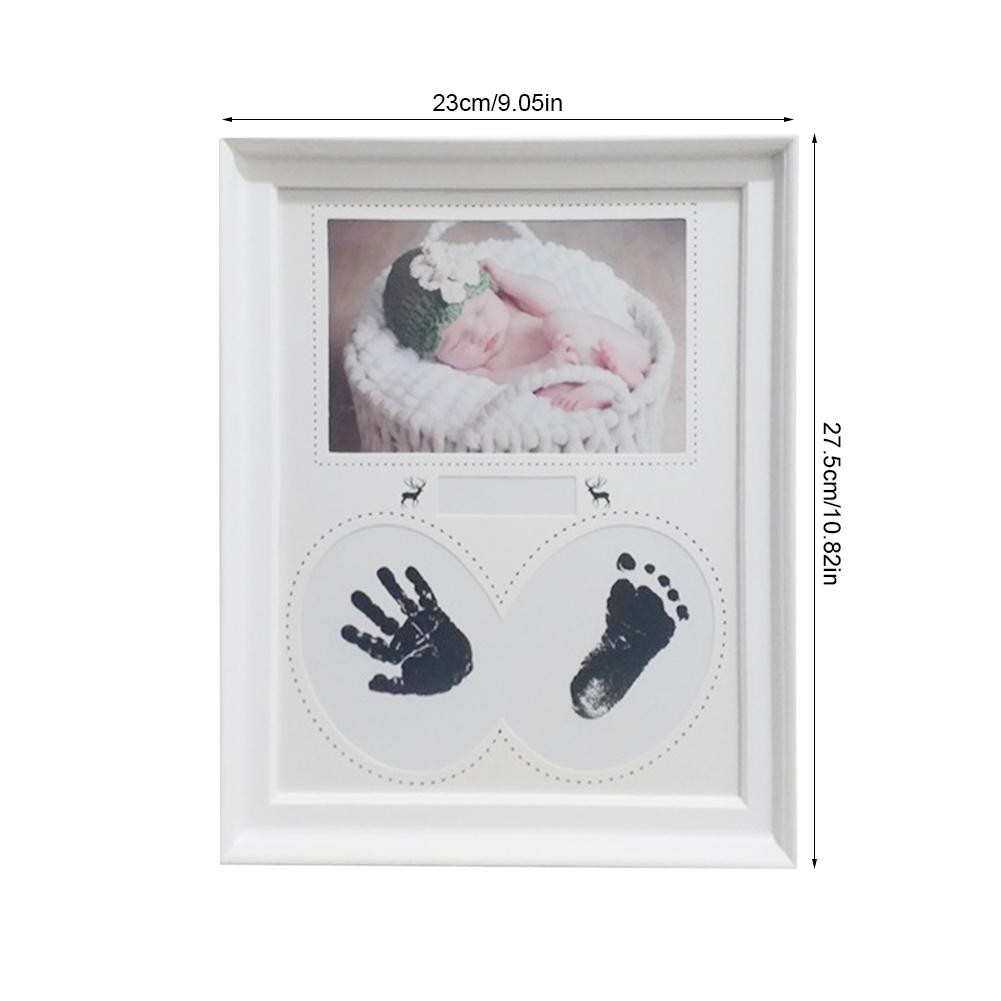 Baby Hand Print Fotolijst Handafdruk Voetafdruk Fotolijst Kit Voor Pasgeboren Jongens Meisjes