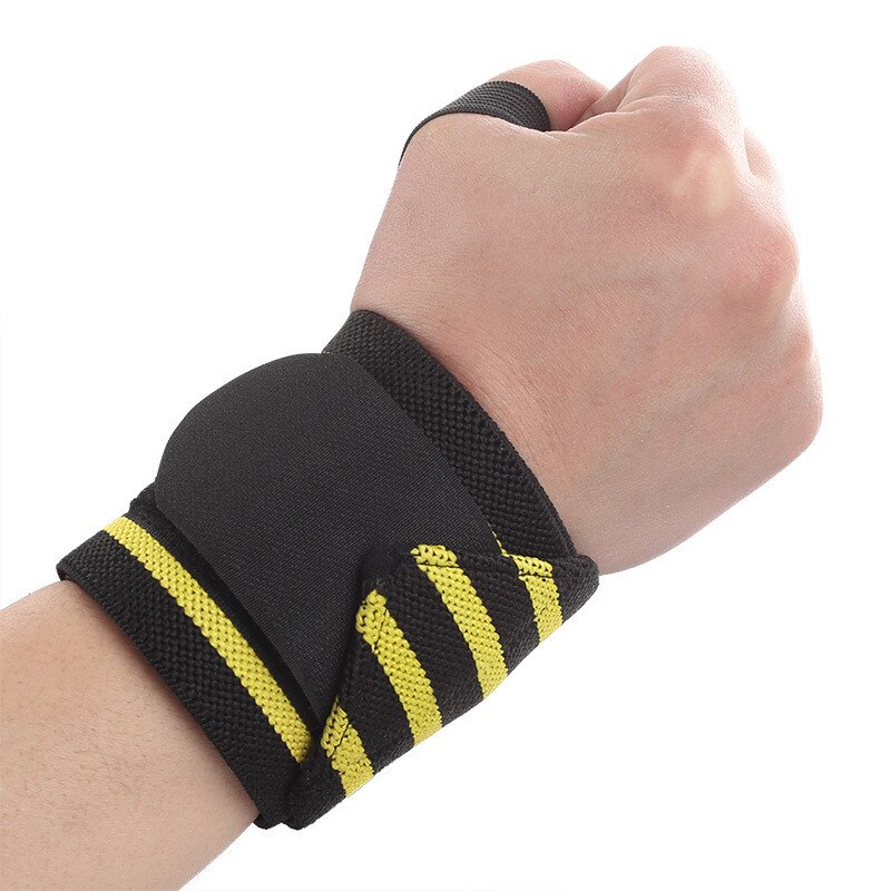 sports ElasticWrap bandage Wrist guard for badminton dumbbell booster belt wristband