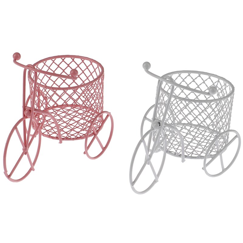 Leuke Iron Driewieler Art Decoratie Bruiloft Suiker Sieraden Container Opslag Houder Art Decoratie Kleine Items Container Party