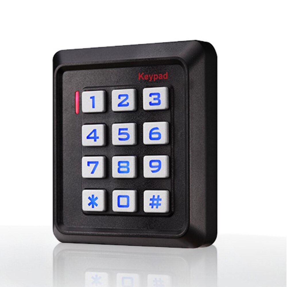 IP65 waterproof Keypad RFID Card Reader Standalone Access Control R30EM plastic case with backlit wiegand output 2000 card use: R30 13.56MHZ version