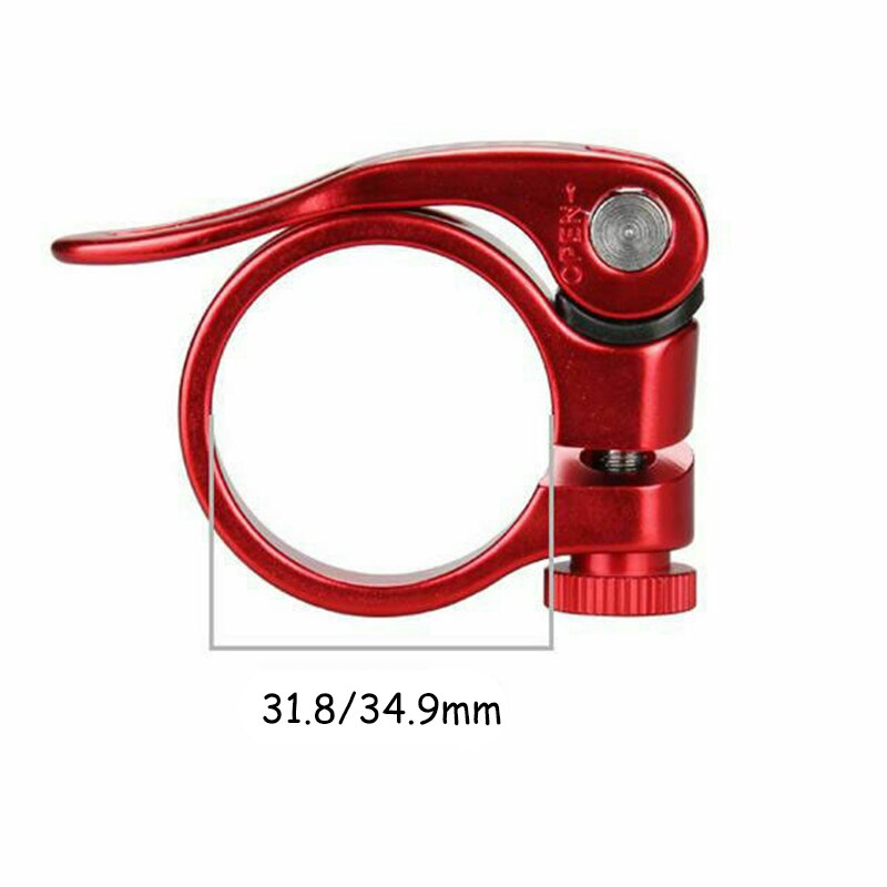 GUB 31.8MM Seatpost-Clamp Aluminum Ultralight Quick Release MTB Mountain Bicycle Seatpost Clamp 34.9mm Fiber Seatpost Clamp