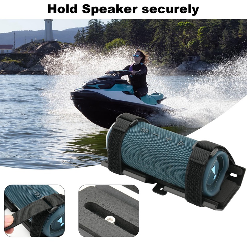 Soporte de altavoz portátil para Jet Ski/moto de nieve/barco/sea-doo, soporte de altavoz soporte de montaje de altavoz de Metal para JBL Charge 4