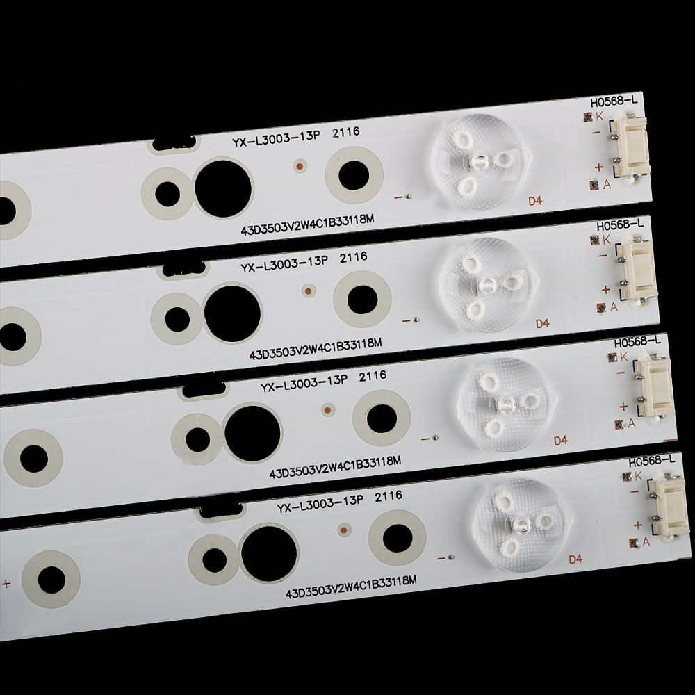 Tira de LED para iluminación trasera para LG 43 "TV SW43D09L/R-ZC22AG-02 CRH-A 4330300105 R6CNRev1.0 LED 43UG620V 43UJ620V 4/5 lámpara