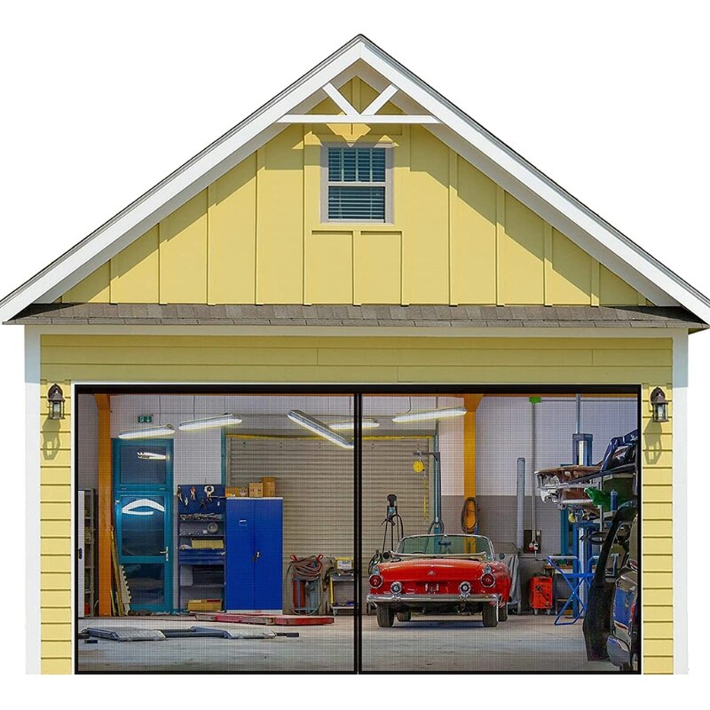 2022 Retractable Glass Fiber Mesh Screen Durable Anti Unwanted Animal Screen Door Breathable Mesh Garage Door Screen for Home