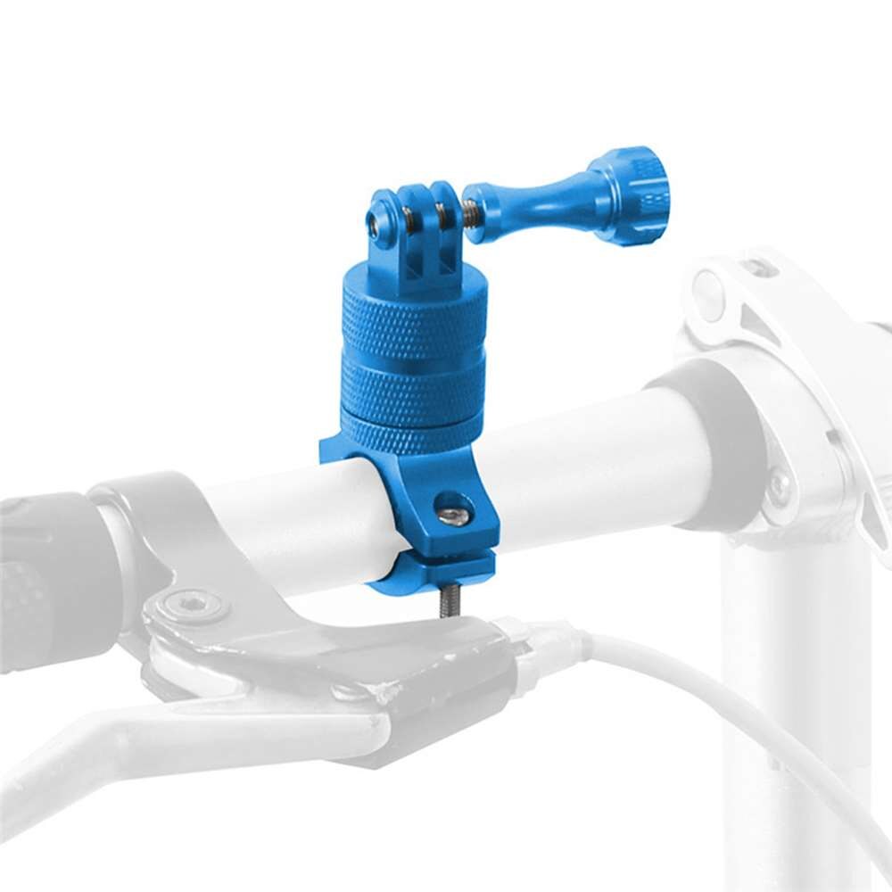 Bicycle Mount Aluminum Alloy Rotatable Bike Handlebar Mount Holder Adapter Bracket Bike Action Camera
