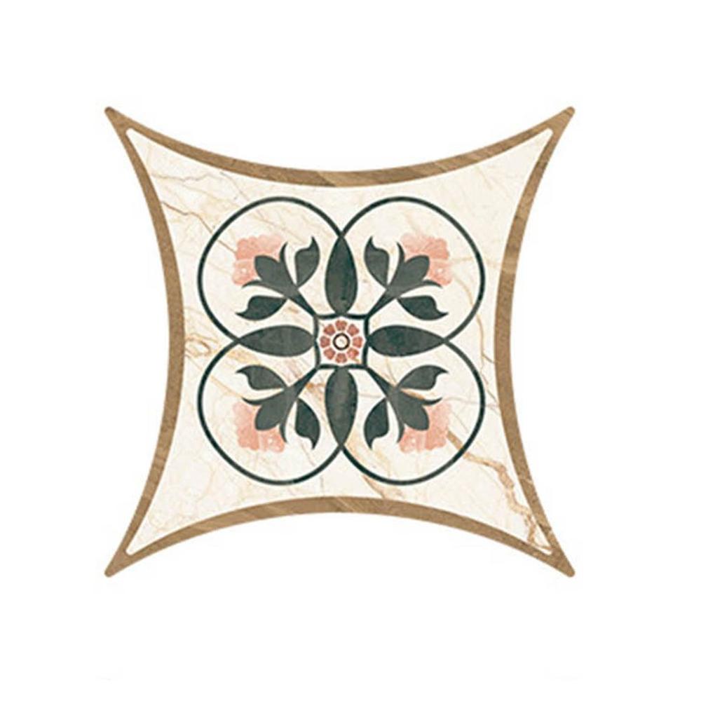 21Stck Selbstklebende PVC Keramik Fliesen Aufkleber Wasserdicht Keramik Zauberstab Kunst Diagonale Boden Aufkleber Küche Haushalt Dekoration: C