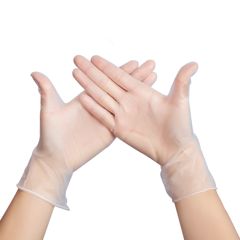 100pcs children disposable rubber gloves nitrile gloves go out antivirus gloves safety gloves multifunctional gloves