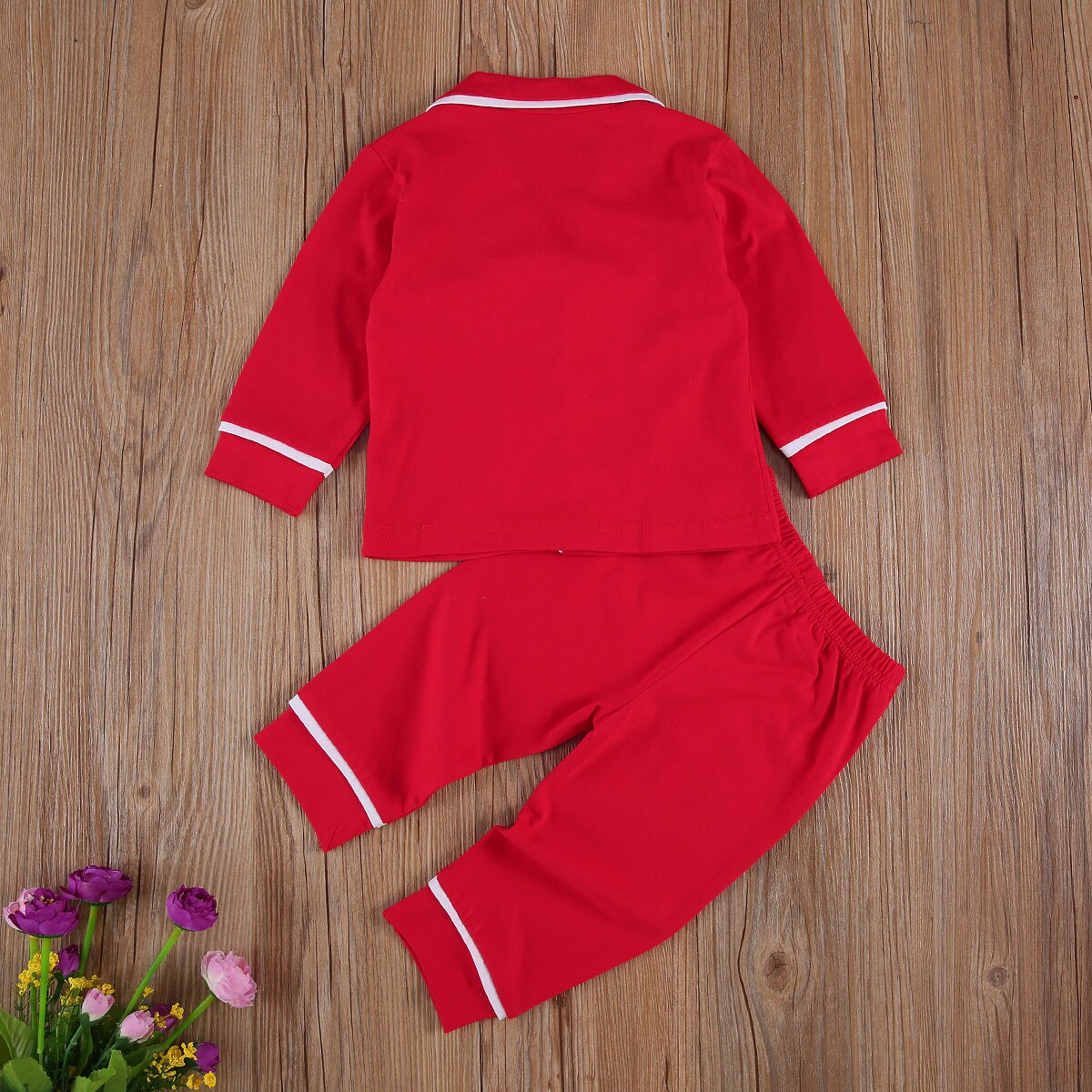 6M-5Y Pasgeboren Baby Meisjes 2 Stuk Pyjama Sets Peuter Baby Herfst Winter Nachtkleding Lange Mouw T-shirt Lange Broek Homewear