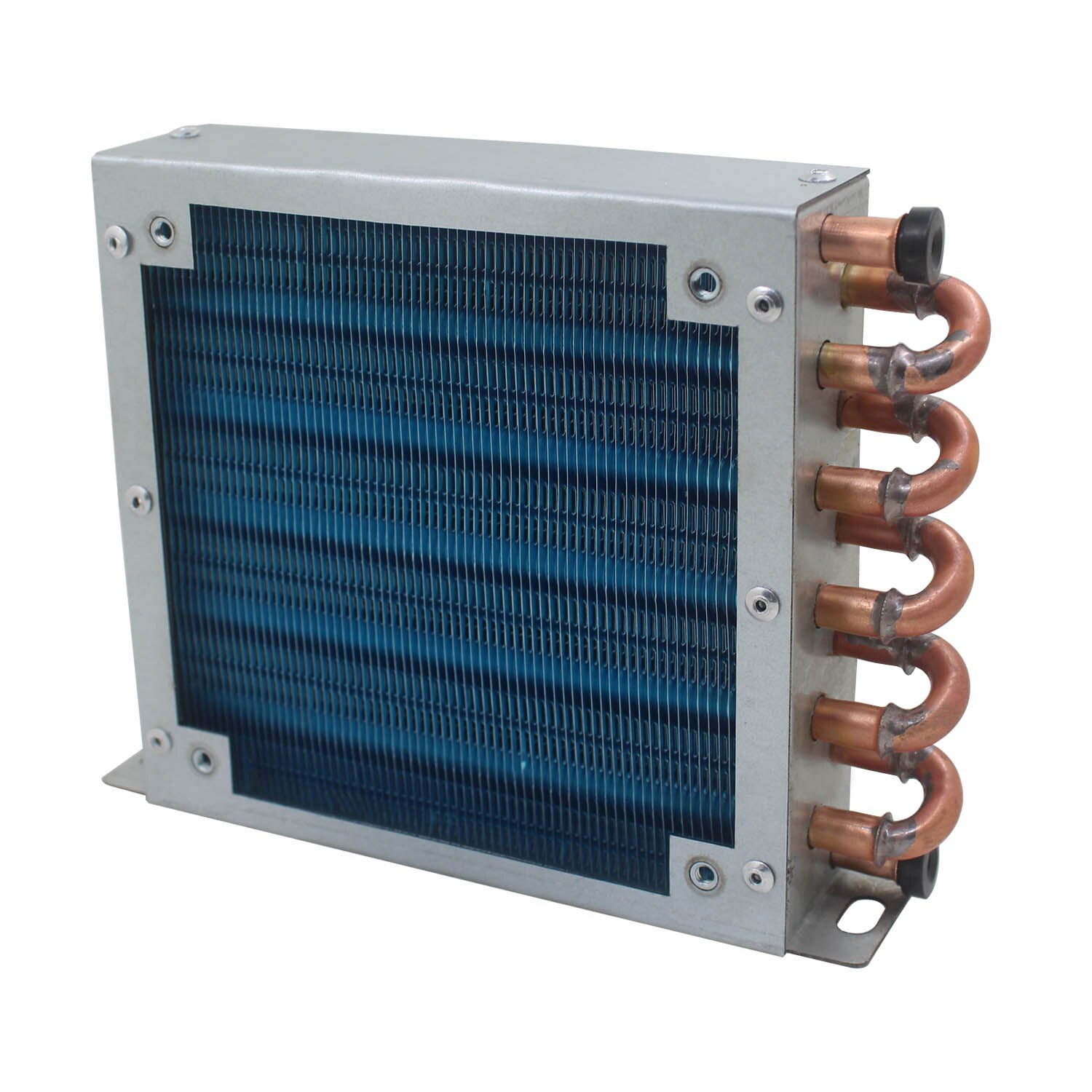 Kondensator Wasser Kühlung Kühler verdampfer wärme tauscher mit 7MM Kupfer rohr Mini