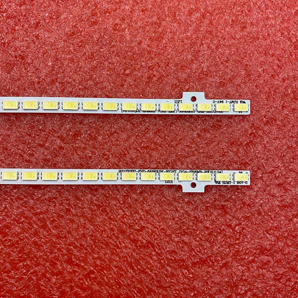 2 PCS LED backlight strip for UE37D6500 UE37D5000 UE37D5500 UE37D552 2011SVS37-FHD-5K6K6.5K-LEFT RIGHT JVG4-370SMA 370SMB-R2