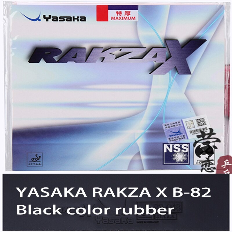 Yasaka-raqueta de tenis de mesa RAKZA X, goma suave, hecha en Alemania, Original: rakza X black