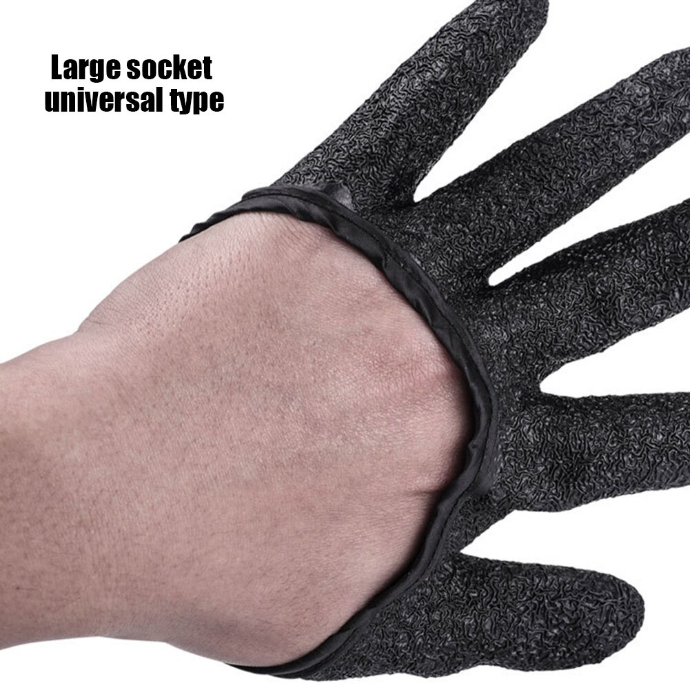 Ich bin freien Nicht-Unterhose Angeln Handschuhe Volle Finger Fangen Fisch Verknüpfungen/Rechts Hand Magnetische Haken Angeln Handschuhe werkzeuge