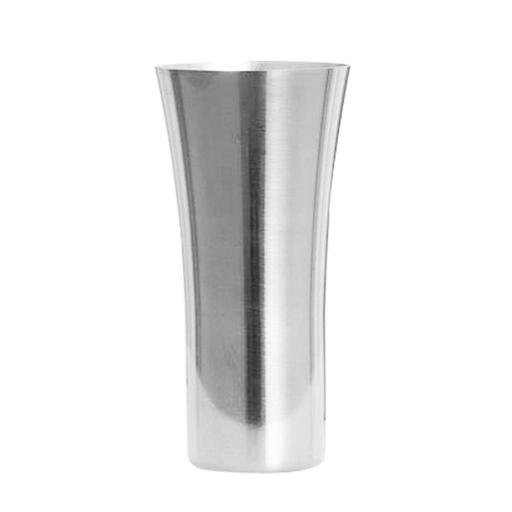 Nordic Style Copper-plated Golden Vase Stainless Steel Decorative Water Cup Flower Holder Vase Home Restaurant Decor: Silver