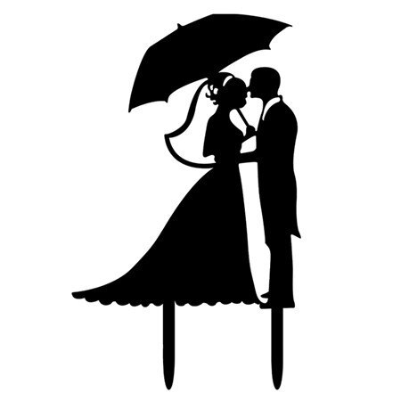 Romantische Wedding Cake Topper Mr Mrs Acryl Zwart Toppers Bruid Bruidegom Voor Verjaardag Bruiloft Decoratie Feestartikelen: I