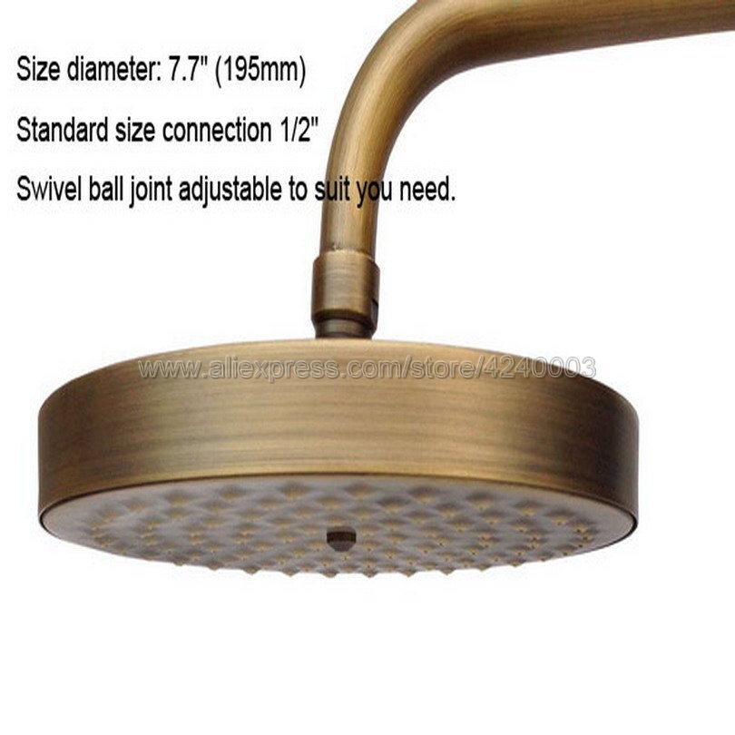 Antike Bronze- Durcheinander Duschkopf oben Über Kopf Wasserspar Badezimmer Dusche Spritzgerät Regendusche Köpfe Ksh009: LILA