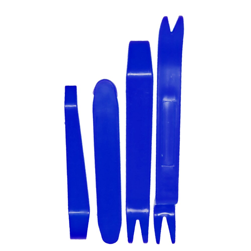 Auto Deur Clip Panel Kits Trim Removal Tools Navigatie Bladen Demontage Plastic Auto Interieur Wip Conversie Repareren Tool: Blue 4 Pcs