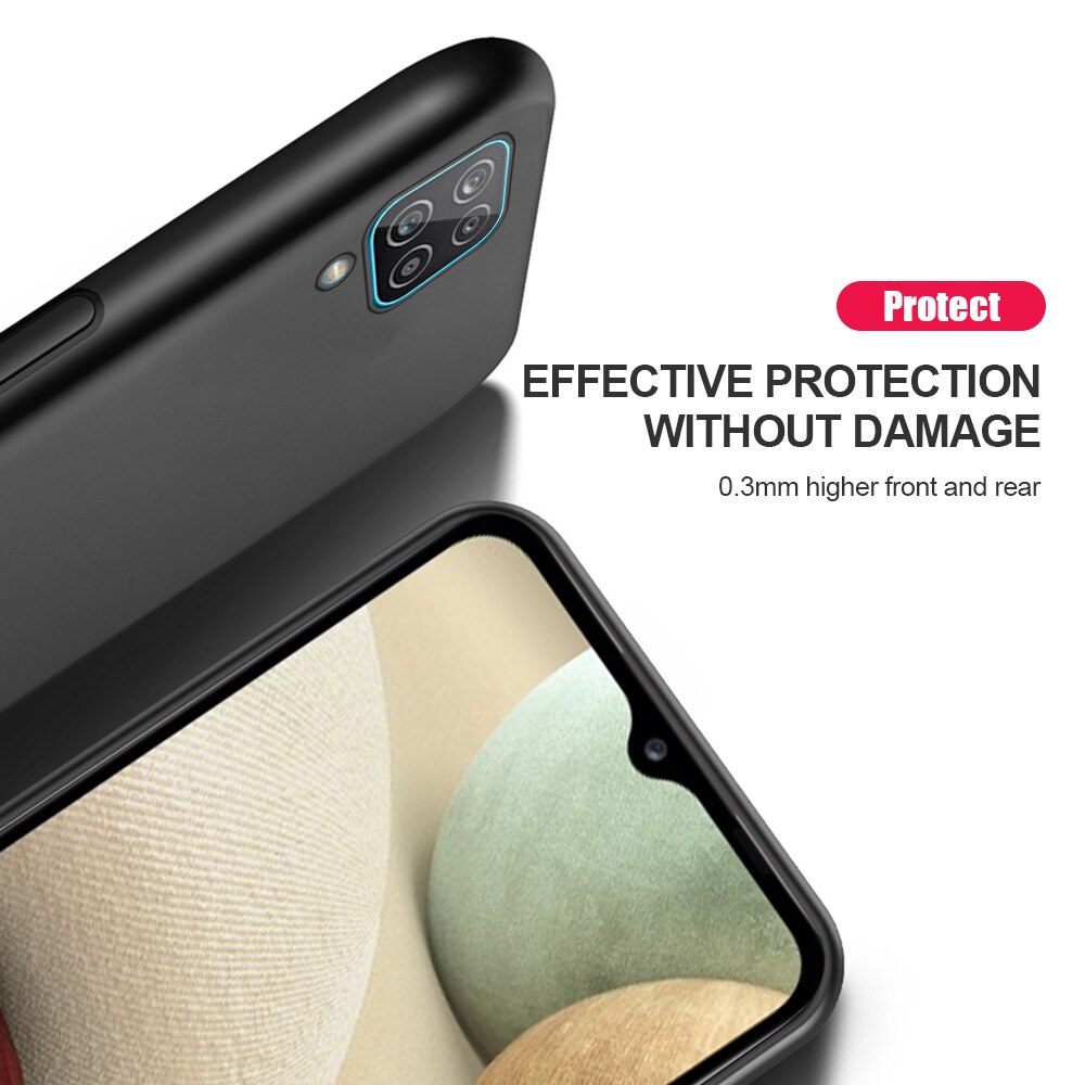 leather texture car magnetic holder phone covers case for samsung galaxy a12 a 12 galaxya12 sm-a125f/dsn 6.5'' coque para fundas