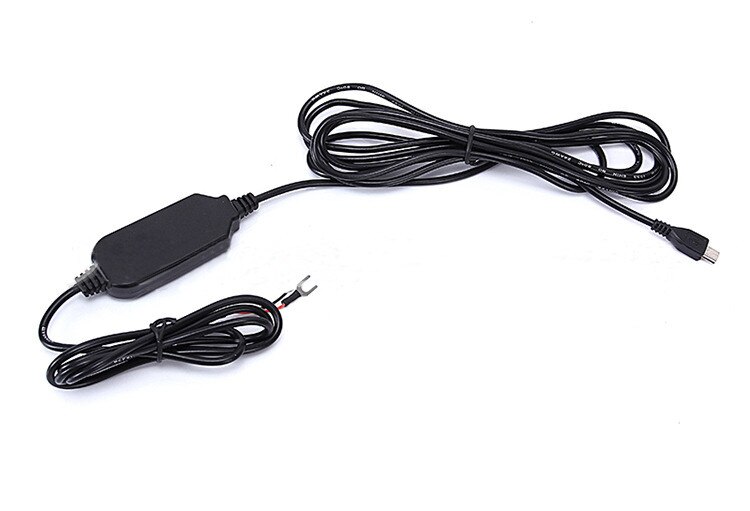 mini/micro usb poort draad kabel auto-oplader kit voor camera recorder dvr exclusieve voeding doos