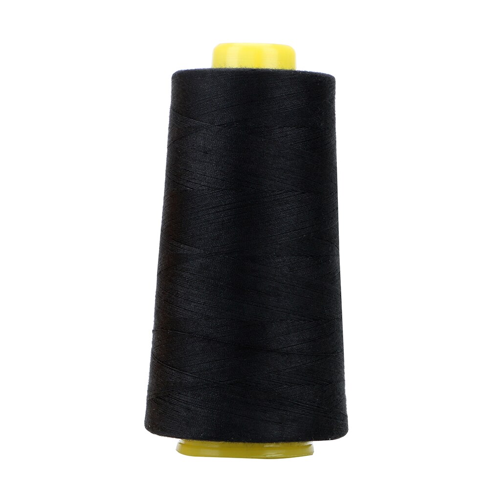 Abrasion Resistance 3000Y Sewing Accessory Sewing Thread Machine Yarn 40S/2 Threads Handmade Sewing Thread Hand Stitching: black