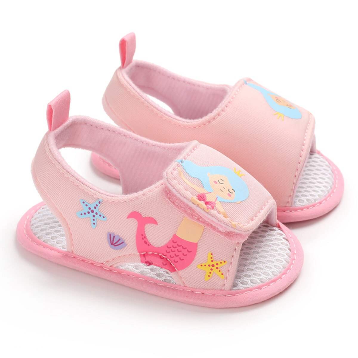 Schattige babymeisjes zomer cartoon olifant patroon zachte zool schoenen peuter sandalen 0-18m