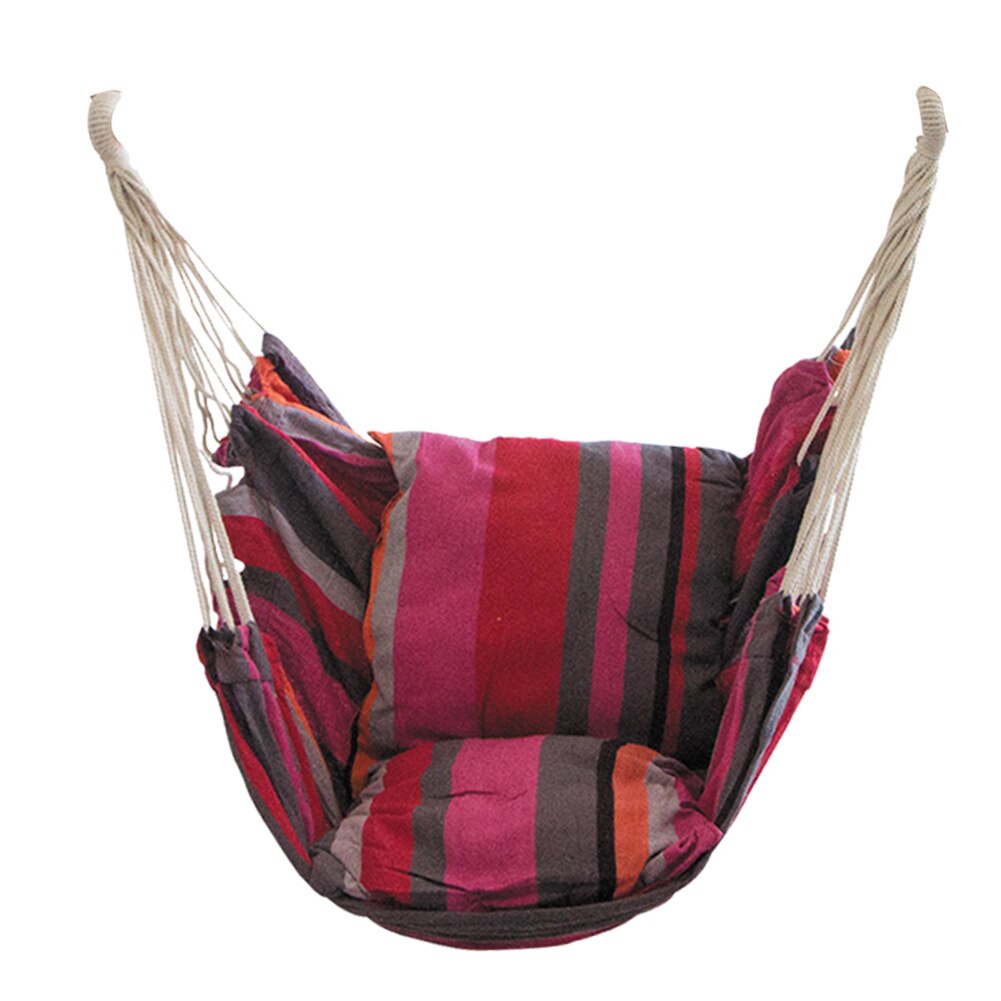 Camping Pure Double Hammocks Outdoor Backyard Canvas Sleeping Swing Beds for Home Garden Laying Accessories: 07
