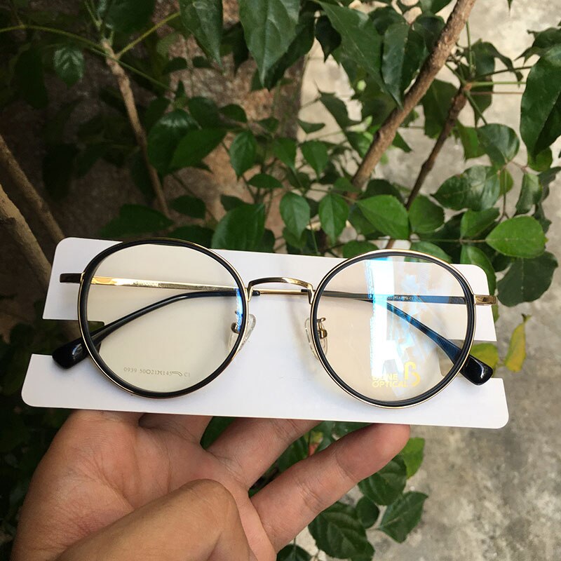 Round spectacles eyeglasses frames Japan for myopia/reading