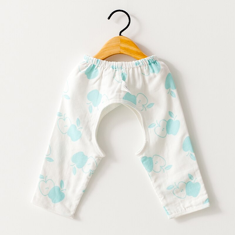 Bébé garçons filles pantalon ouvert entrejambe Double gaze cultiver soi-même couche à langer pantalon bébé