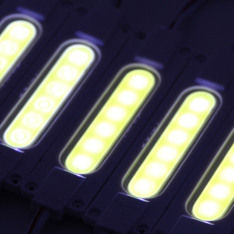 20Pcs Cob Led Modules Licht 7020 Reclame Modules Lichtgevende Tekens Backlight Modules IP68 Waterdichte Strip Samsung Chip