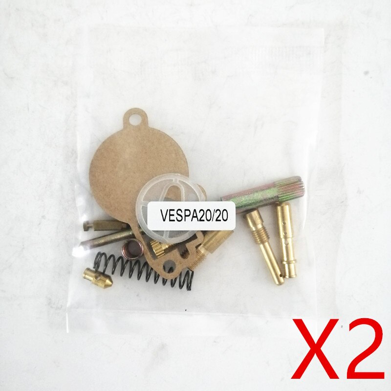 Motorcycle Carburetor Gasket Repair kit For Vespa Lml Spaco For Dellorot P 1051 Si 20-20d Lml 3 Port Orado Nv Nv3: 2 PCS