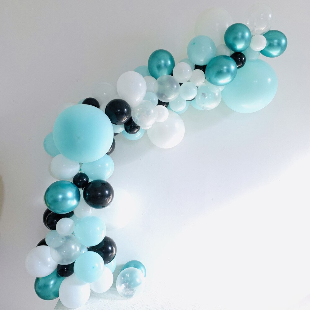 116 stuks Diverse maat Latex Ballonnen met ballonnen Keten voor Bruiloft Babyshower Xmas Feesten en Evenementen Decoratieve Achtergrond