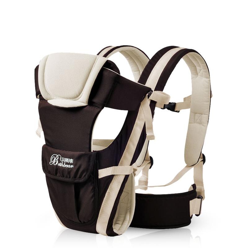Beth Bear Ergonomische Draagzak 360 Porta Bebes Baby Sling Baby Rugzakken Mochila Bebe Baby kangoeroe Tas voor 2-30 maanden: Beige
