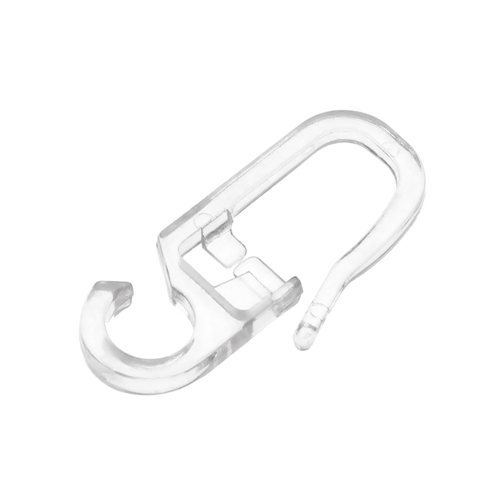 Crochets pour rideaux en plastique, anneau mural universel, supports de fixation pour rideaux durables, accessoires de décoration pour la maison