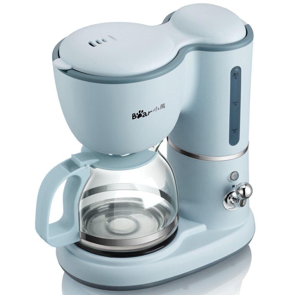 Bear – cafetière américaine pour la maison, petite cafetière automatique, théière à fleurs, double usage, boisson chaude