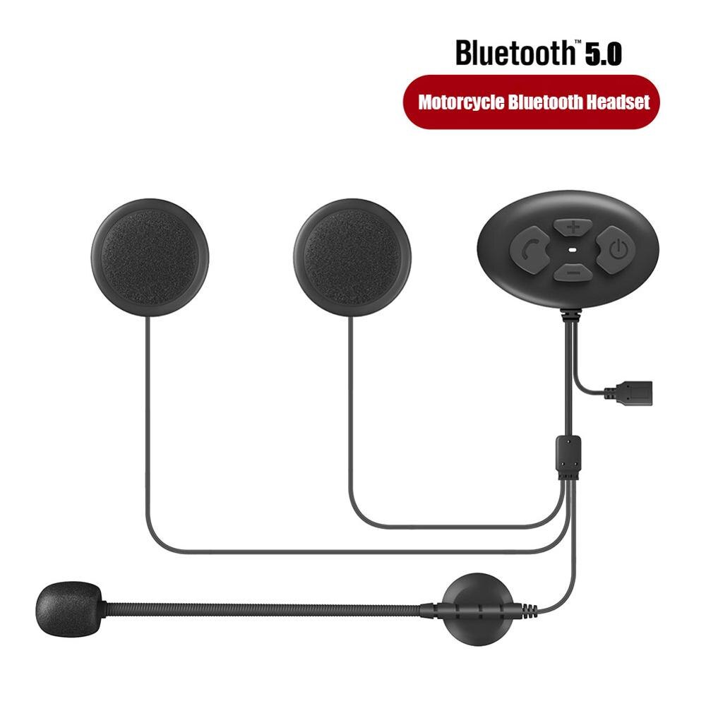 Dk11 motorhelmen bluetooth 5.0 headset fm-radio grote batterij  ip54 waterdichte auto antwoord rijden bluetooth headset