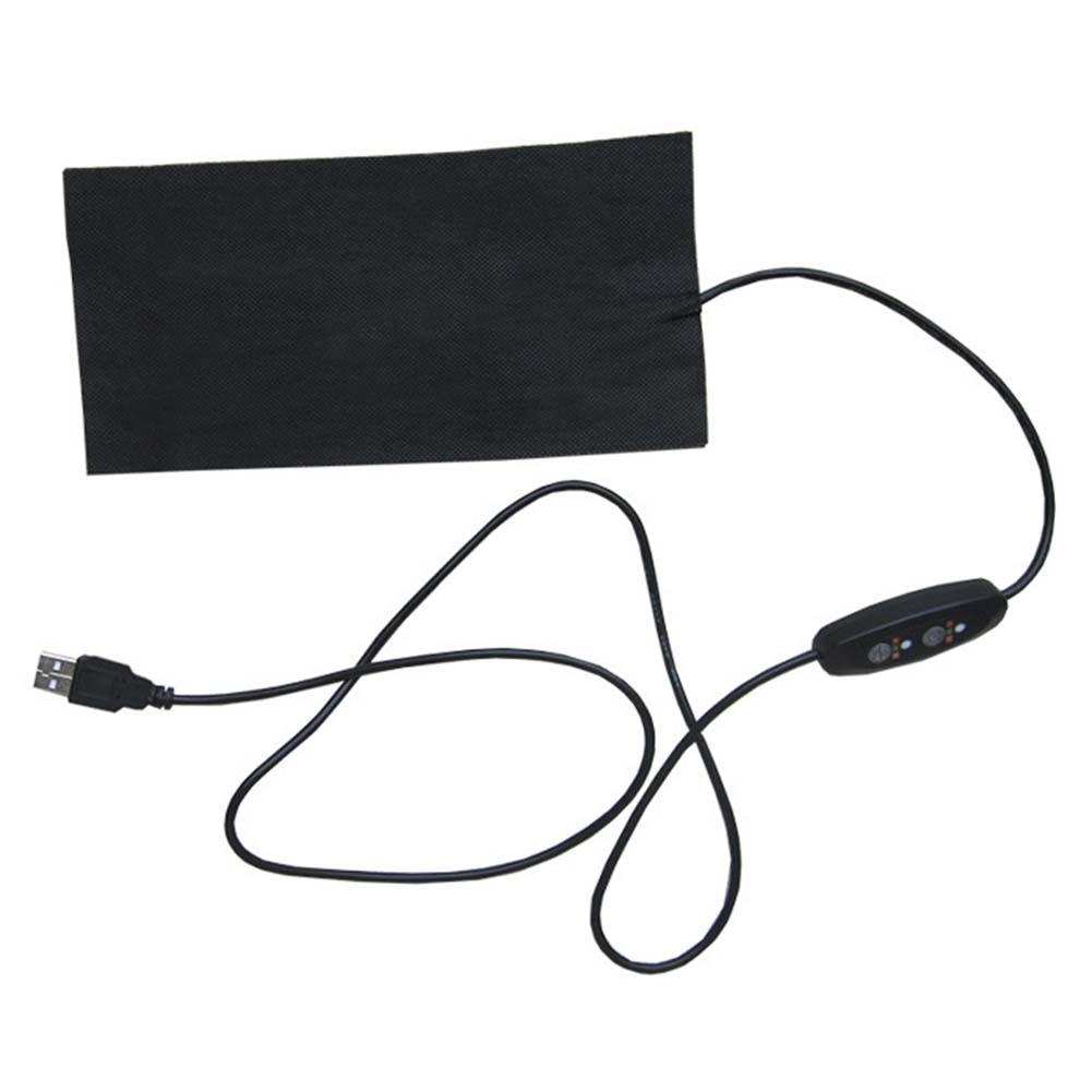 Usb verwarmingskussen verwarmde folie 5v elektrische stoffen verwarmingskussen elektrische verwarmingsfolie koolstofvezel verwarmingskussen handwarmer verwarming: Default Title