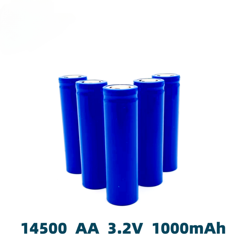 14500 Lithiumbatterij, Grote Capaciteit, High-Power 3.2V Oplaadbare Batterij, Multifunctionele En Duurzame 1000Mah
