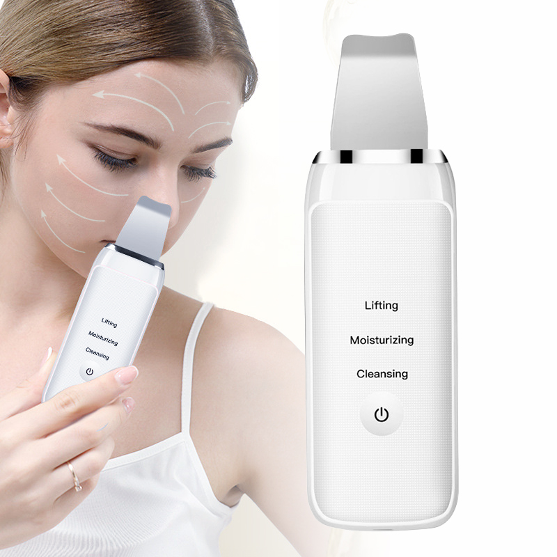 Ultrasone Gezicht Scrubber Skin Scrubber Diepe Gezicht Reinigingsmachine Comedondrukker Gezicht Reinigen Borstel Usb Facial Lifting