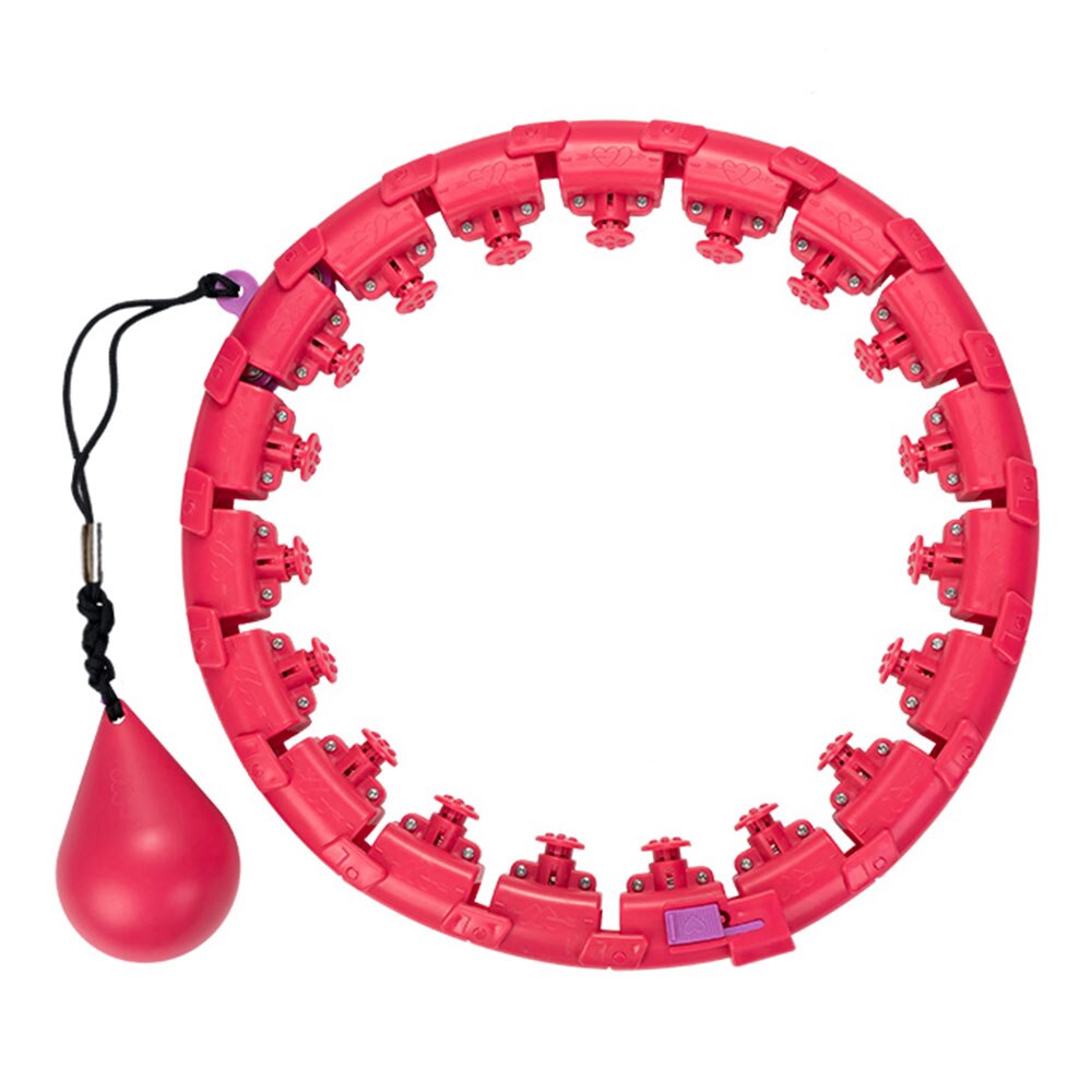 Intelligente De remise en forme Sport Cerceau Réglable Mince Taille Exercice Détachable Cercles de Massage Équipement De Conditionnement Physique À La Maison Taille Formation Directe: Rose
