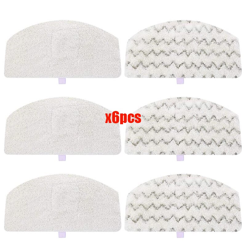 6 Pcs Steam Mop Pads Compatible Bissell PowerFresh 1806 1940 1544 1440 Series Replacement Part Model #5938#203-2633 Mop Rag