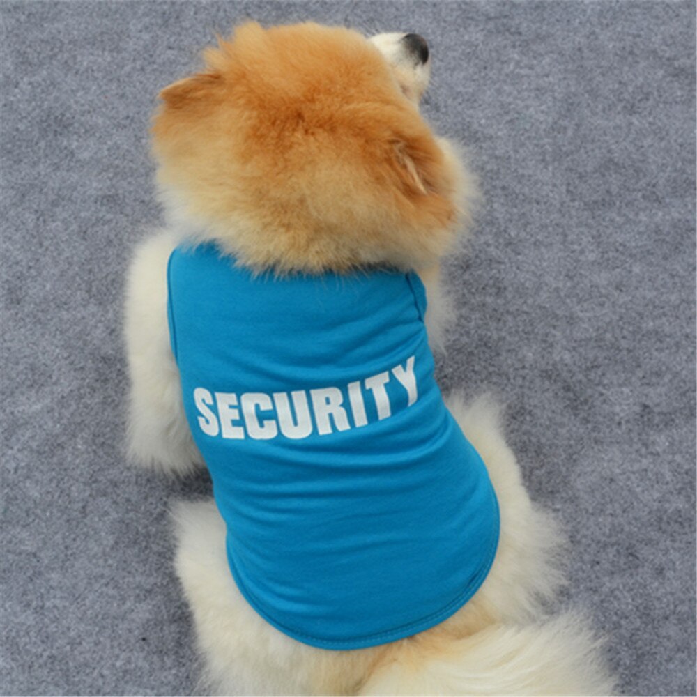 Een Acute Brief Gedrukt Hond Kleren Hond Vest Shirt Pet Kleding Voor Honden Kostuum Puppy Pet Kleding Voor Kleine honden Outfit