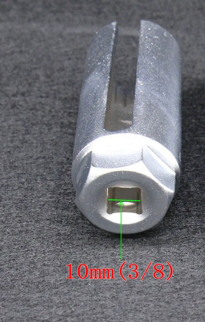 Japansk syre sensor hylsa syre sensing hylsa syre sensor demontering verktyg: 10mm